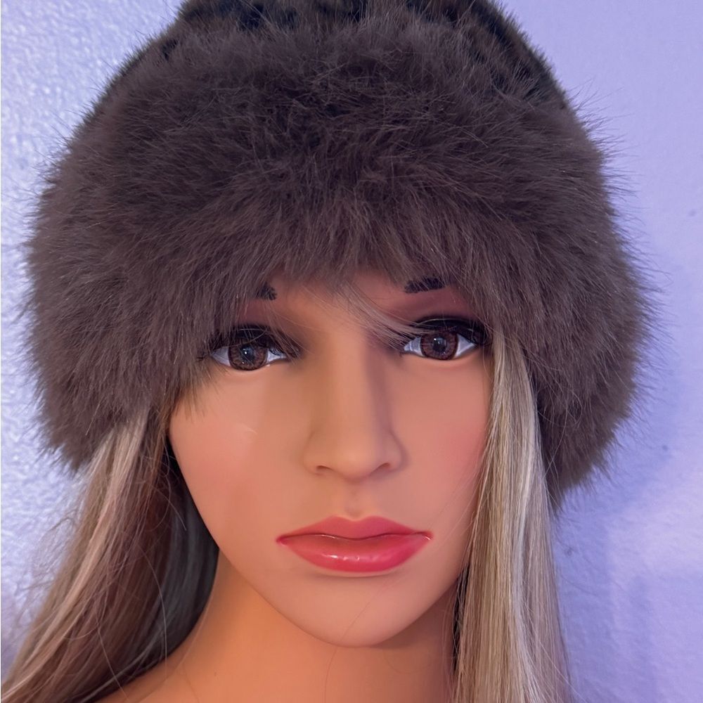 Leopard Print Faux Fur Hat